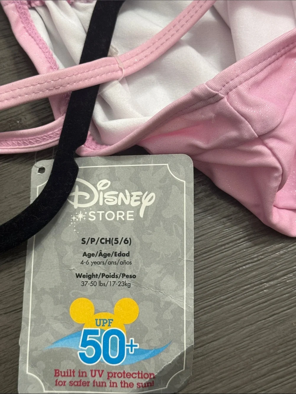 Disney Princess Pink Tutu Swimsuit for Kids